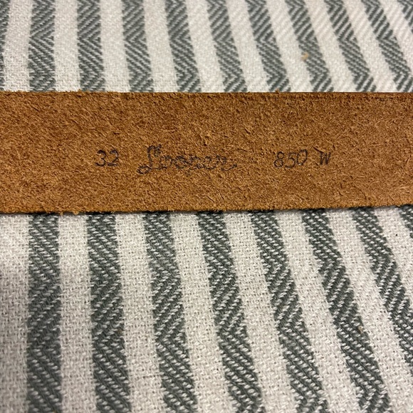 Vintage Justin Boots‎ White Leather Belt with Silver Buckle - Picture 5 of 6